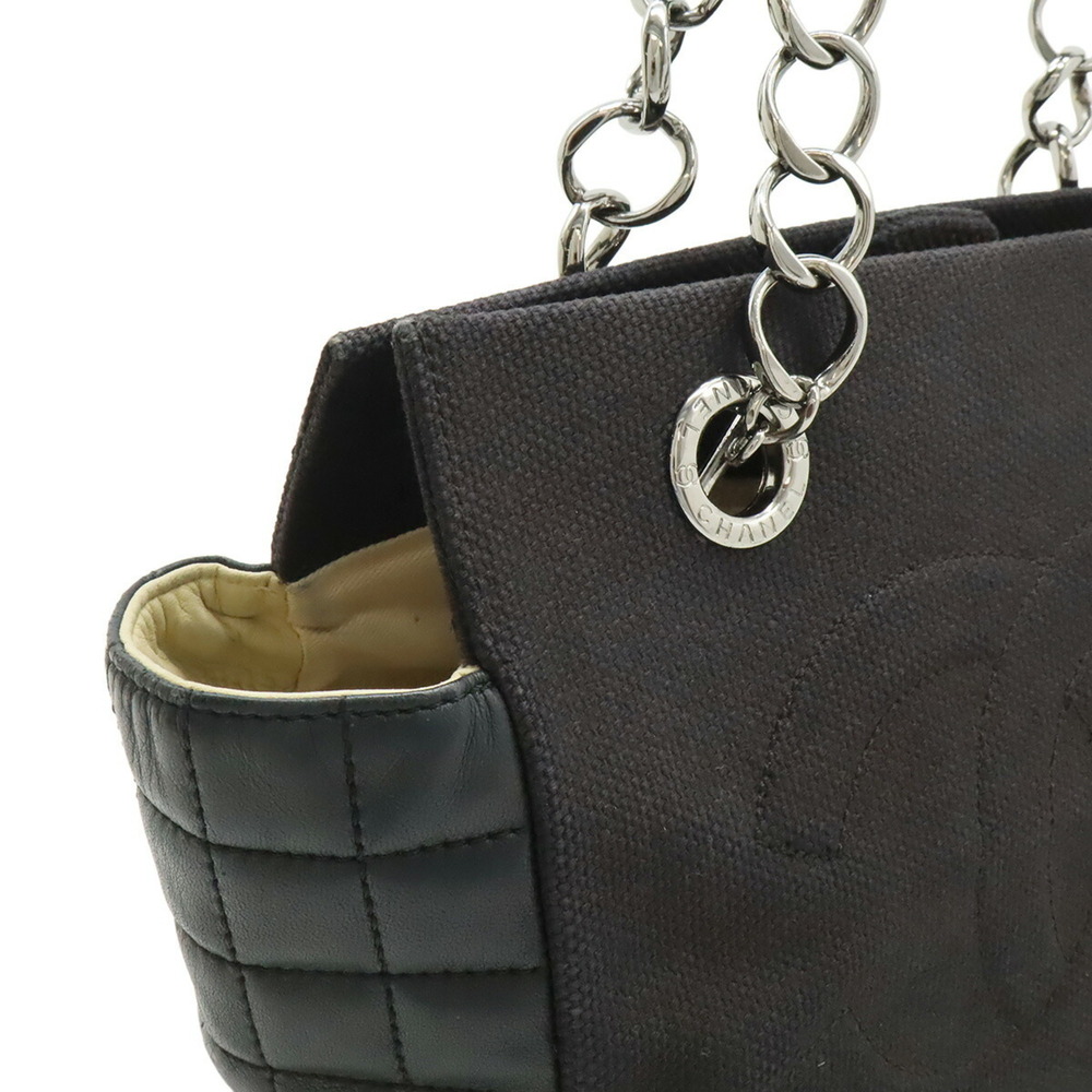 CHANEL Black Leather Tote Bag - Picture 5 of 10